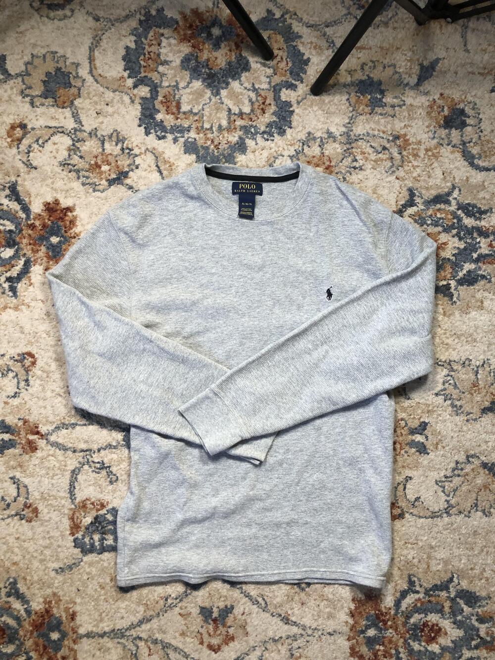 Polo Ralph Lauren Sweater Mens XL Crewneck Waffle Knit Pullover Casual